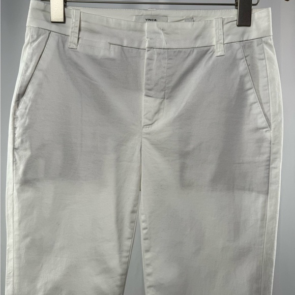 Vince Coin Pocket Cropped Chino Pants in Off White Size 2 - Picture 6 of 11